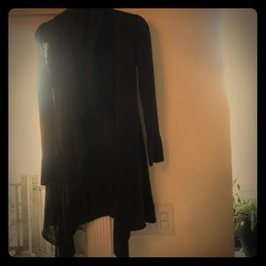 Brown long cardigan sweater